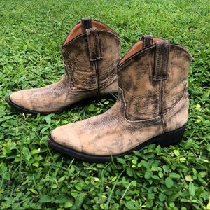 Miz Mooz Vintage style cowboy booties